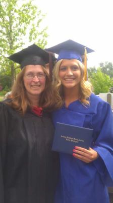 A picture at graduation